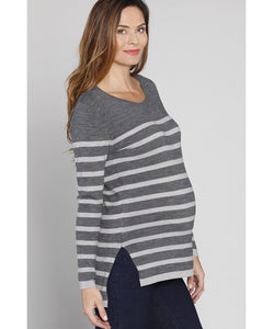 Knitted Maternity Tunic Long Sleeve