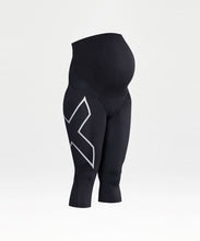 2XU Prenatal Active Maternity 3/4 Tights - Front View