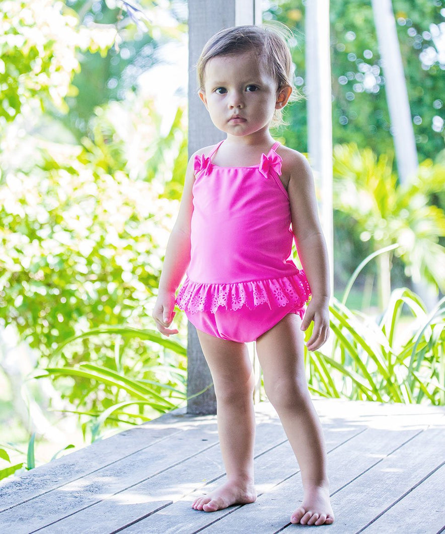 Ivy Frill Swimsuit with Bows