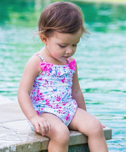 Ivy Frill Swimsuit with Bows in Floral