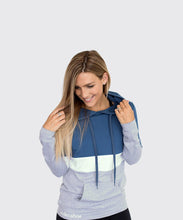 nursing jumper with hood and hidden zippers for breastfeeding