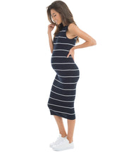 BAE the label - Parisian Stripe Midi Dress