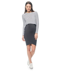 All or Nothing Skirt in Slate