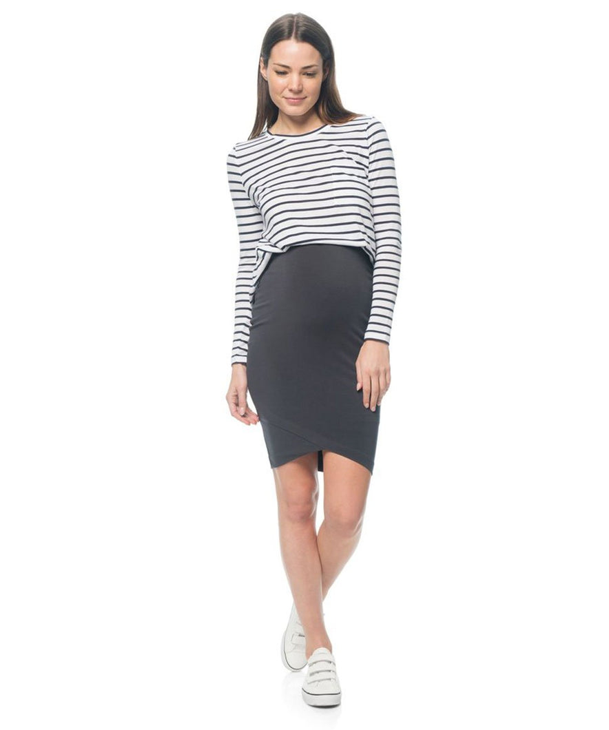 All or Nothing Skirt in Slate