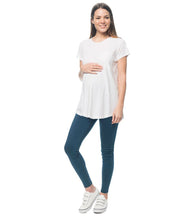 Rockabye Maternity Tee by Bae in White