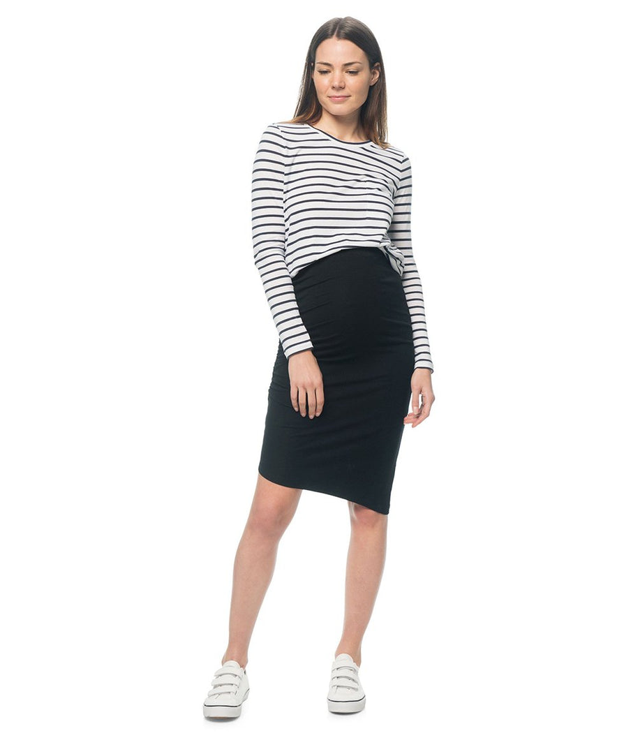 Stay Up Late Skirt Black