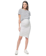 Stay Up Late Skirt in Light Grey