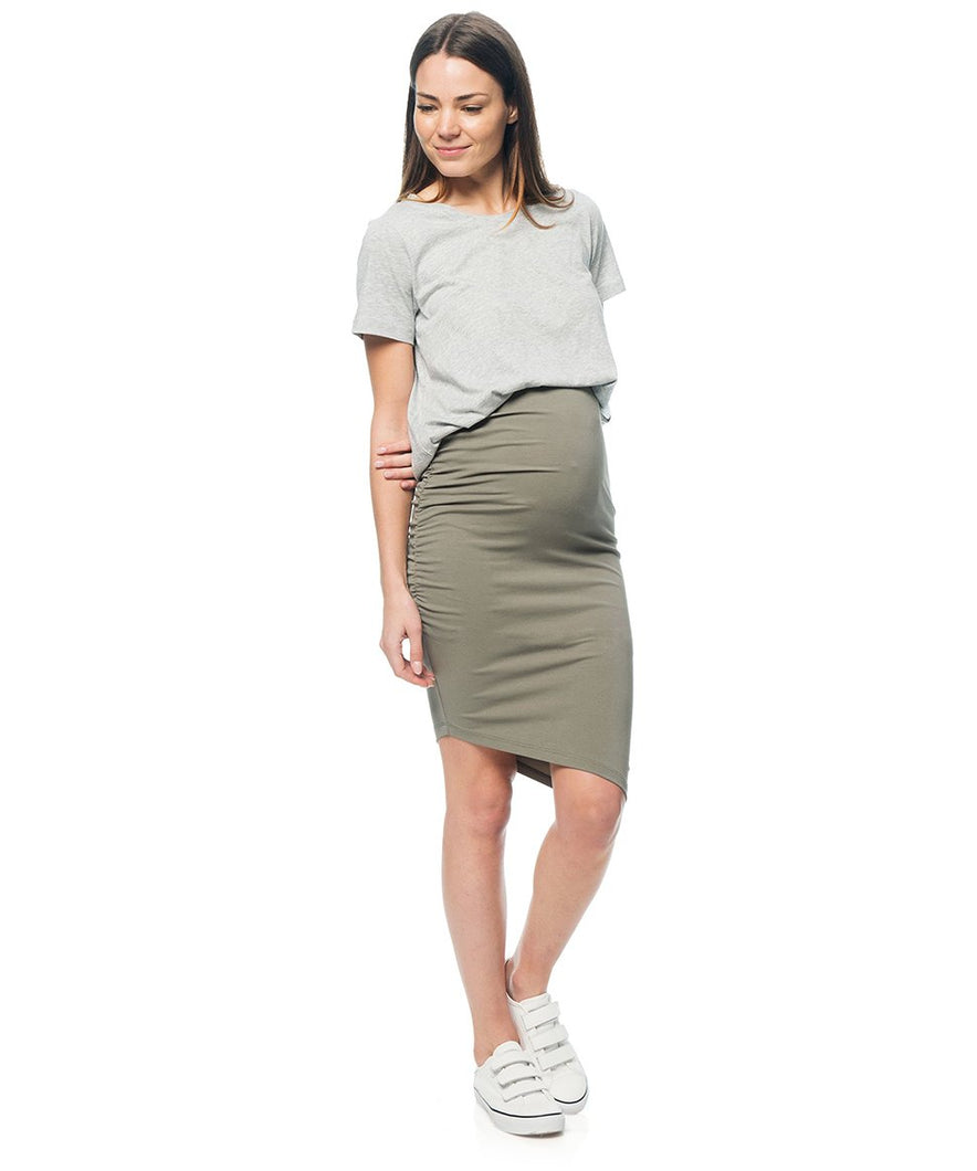 Stay Up Late Skirt Sage
