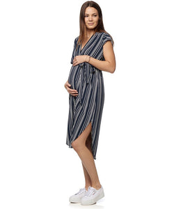 Mind Over Matter Dress by Bae in Navy