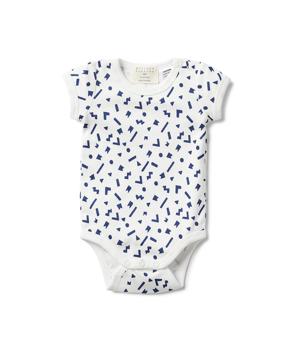 Geo Play Short Sleeve Bodysuit