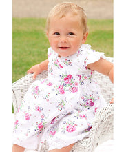 Baby Rose Print Wrap Dress with Knickers