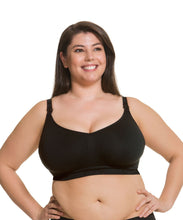 Sugar Candy Seamless Nursing Bra Larger Cups - Black