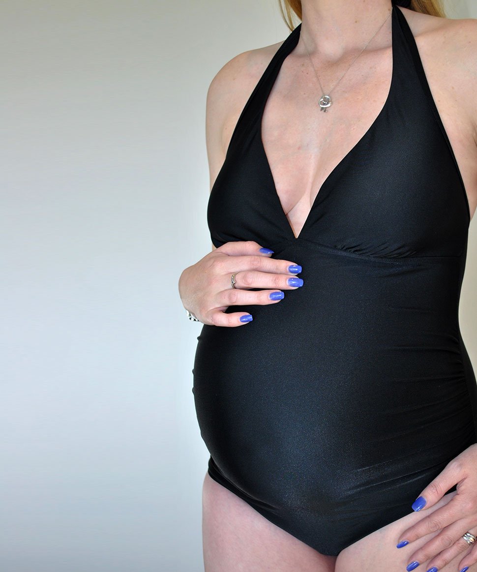 Halter Neck Maternity Swimsuit