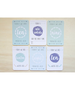 Twin Arrow Collection Baby Milestone Cards