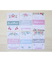 Floral Collection Baby Milestone Cards