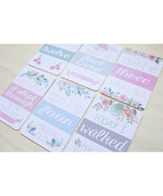 Floral Collection Baby Milestone Cards
