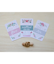 Floral Collection Baby Milestone Cards