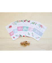Twin Floral Collection Baby Milestone Cards