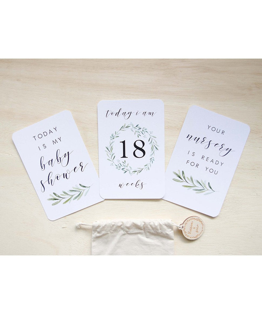 Lush Collection Pregnancy Milestone Cards