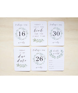 Lush Collection Pregnancy Milestone Cards