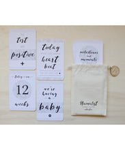 Minimalist Collection Pregnancy Milestone Cards