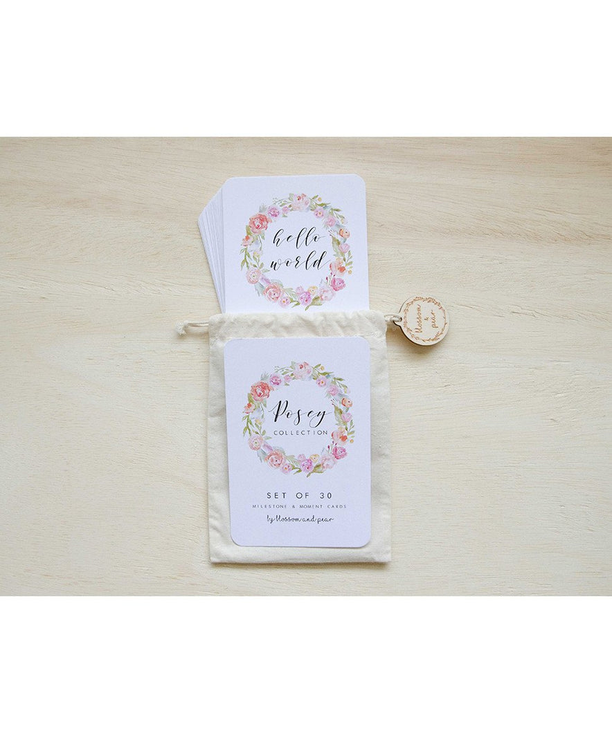 Posey Collection Baby Milestone Cards
