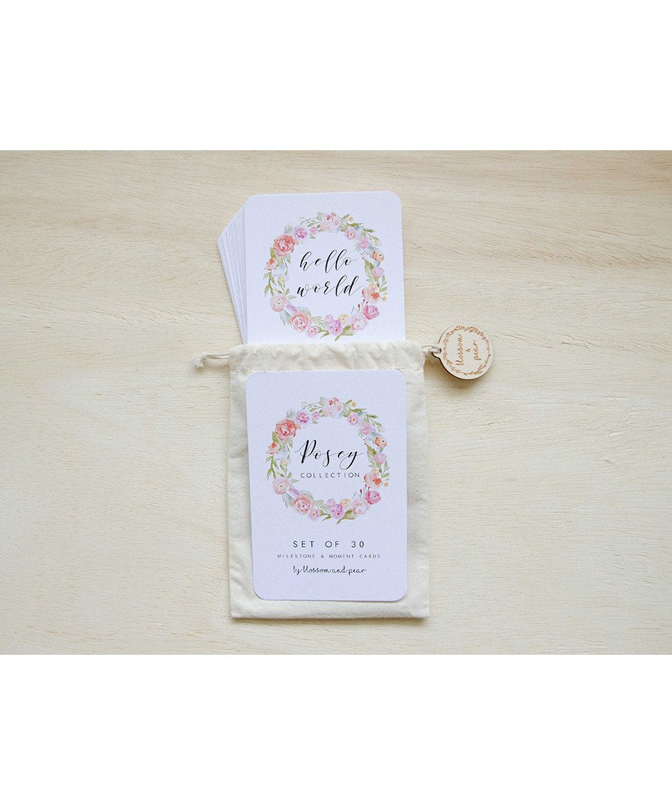 Posey Collection Baby Milestone Cards