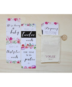 Vogue Collection Pregnancy Milestone Cards