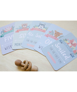 Woodland Collection Baby Milestone Cards