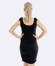 Bonnie Summer Maternity Dress in Black