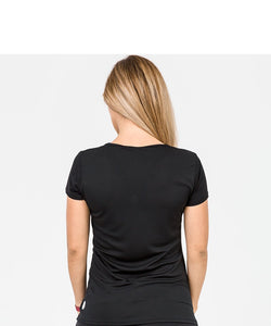Active Workout Nursing Tee - Black