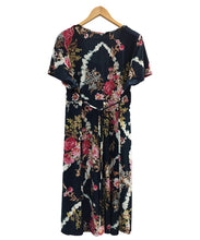 Floral Twist Front Plus Size Maternity Dress