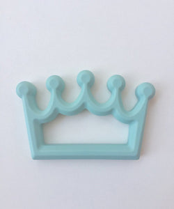 Crown Teether Toy Turquoise