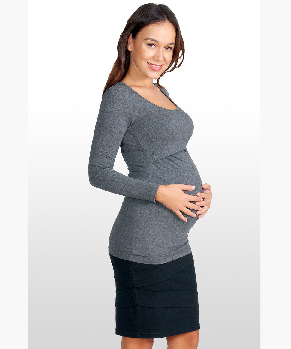 Eve of Eden Maternity Diagonal Skirt