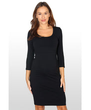 Lift up nursing black dress