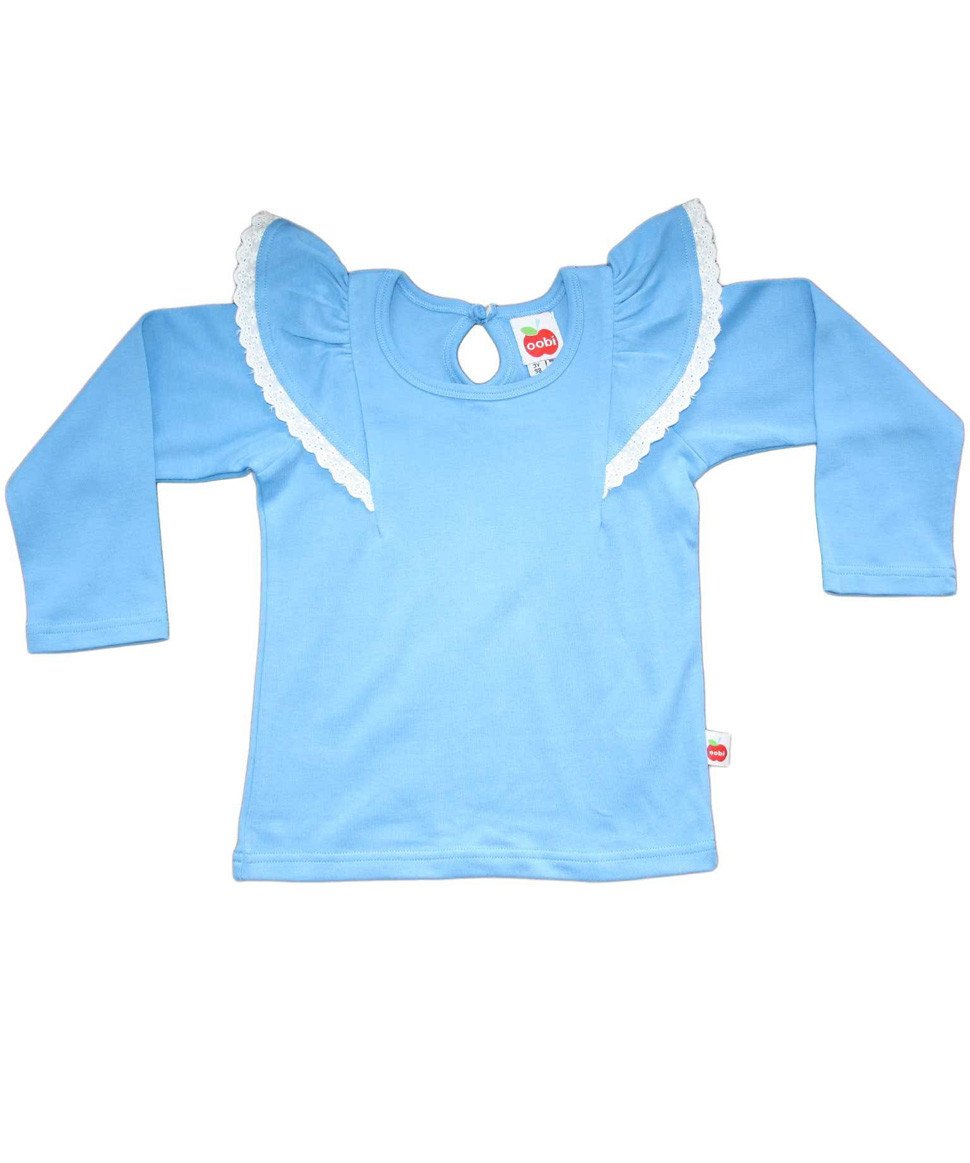 Oobi Flutter Long Sleeve French Blue Tee