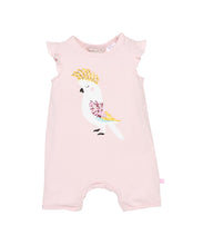 Aloha Cockatoo Romper in Soft Pink