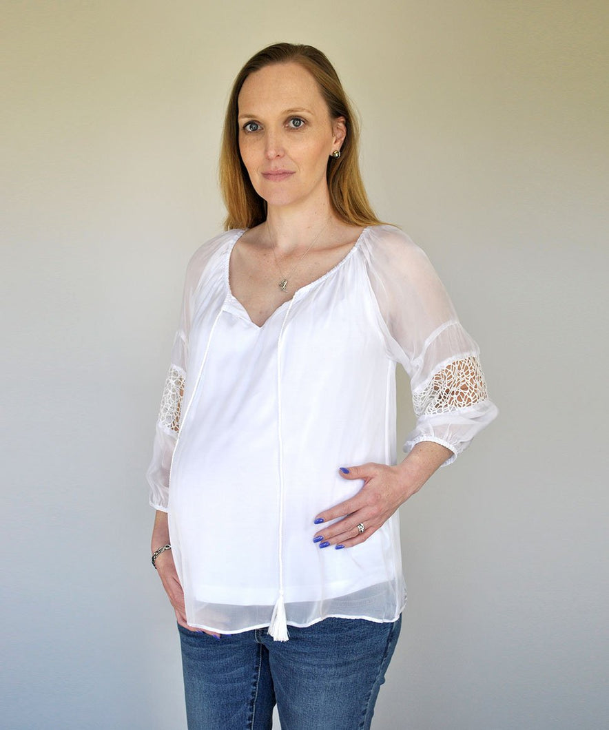 Nisha Peasant Top
