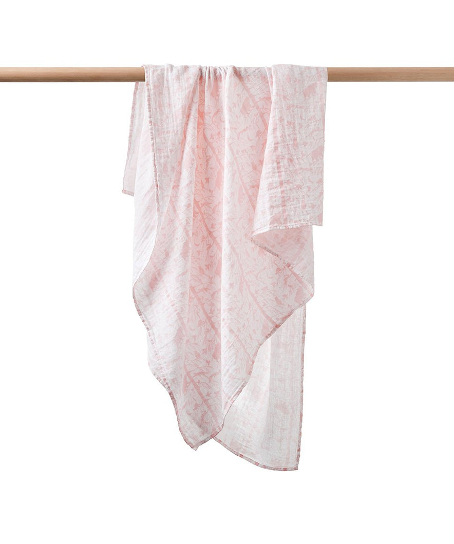 Adventure Awaits Muslin Wrap Pink