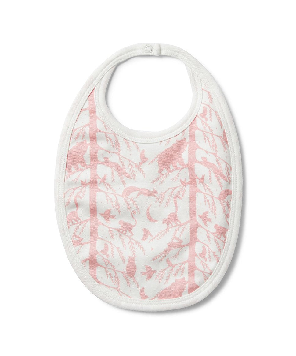 Adventure Awaits Bib Pink