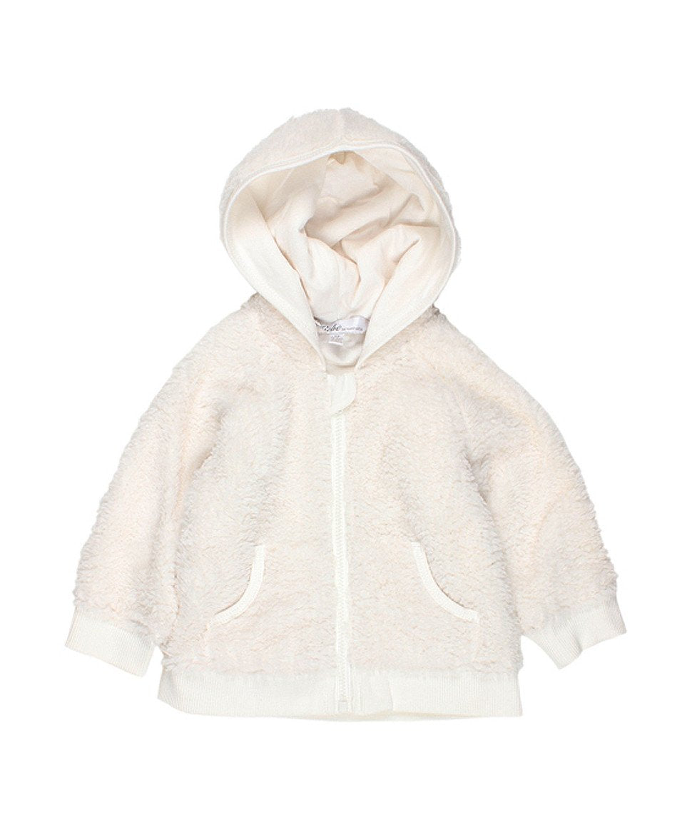 Baby Girl Fur Hoodie by Fox & Finch