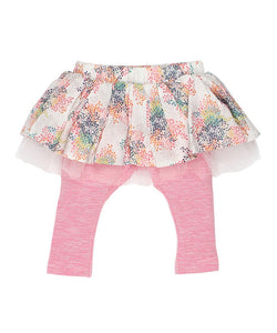 Baby Girl Leggings with Skirt Ebony by Fox & Finch