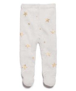 Glacier Star Bright Knit Legging with feet