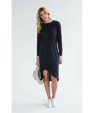 Legoe Grammar Maternity and Nursing Dress in Navy