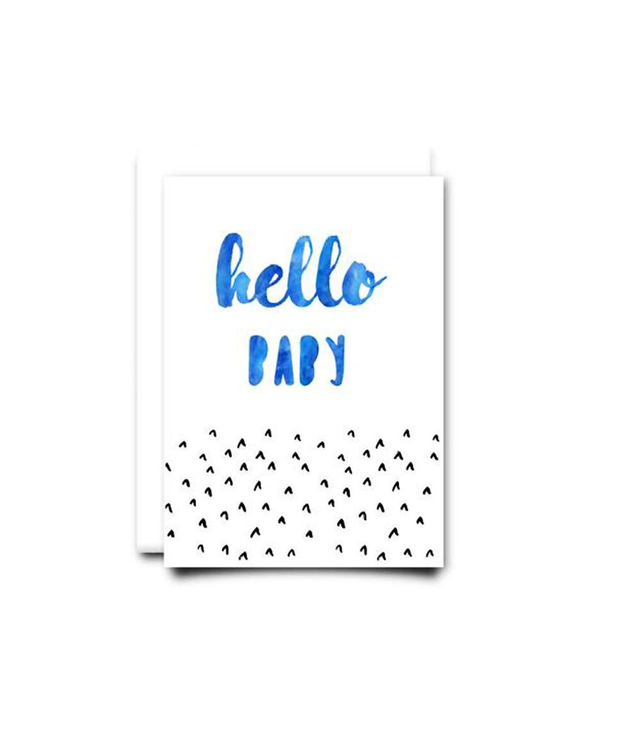 Hello Baby Blue - Card