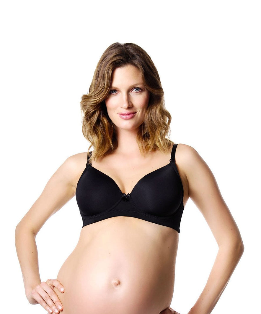 Nursing Bra Moulded Cup - Black