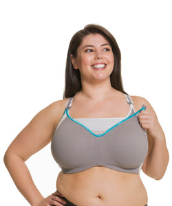 Sports Maternity & Nursing Bra with Flexiwire - Lemon Zest