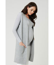 Longline Sleeveless Cardigan with Pockets