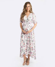 Harlow Maternity Wrap Dress in Jasmine Floral