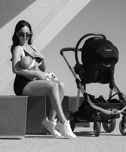 Mummactiv Geometric Swim/Run Nursing Crop
